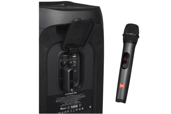 Scherm­afBOOS Events verhuur - JBL BOX 310 karaoke