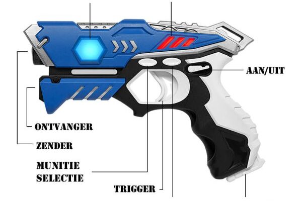 Laser Game set huren Boos events